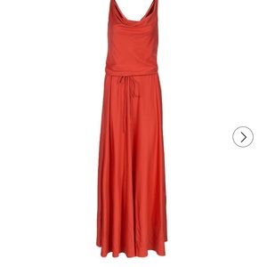 Diane von furstenberg orange Tadd maxi dress size 2
